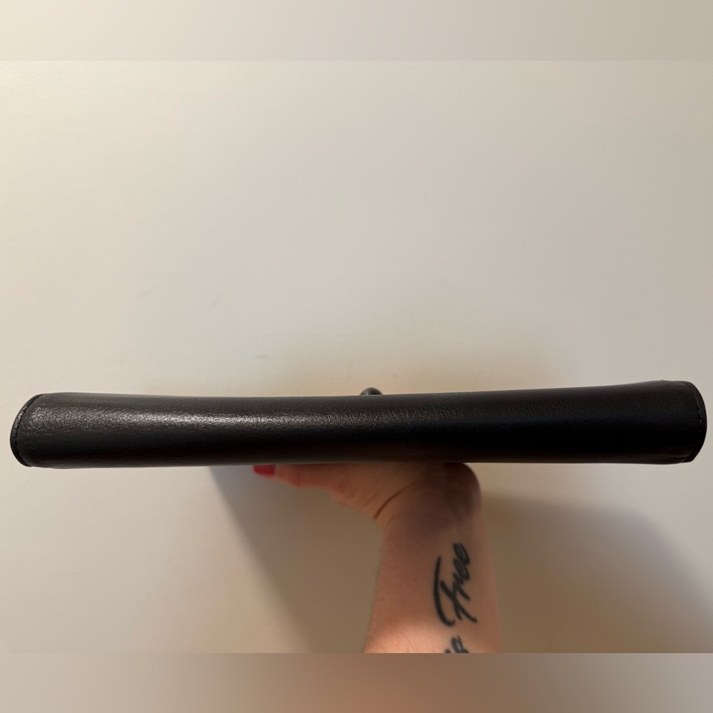 YSL - Vintage Black Lambskin - Leather Clutch - Picture 3 of 12